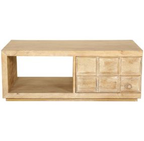 Laguna Bleached Natural Rectangular Cocktail Table