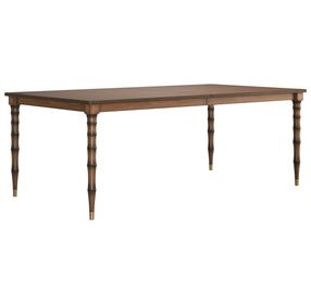 Harbor Lakeside Sepia 102" Extendable Rectangular Dining Table