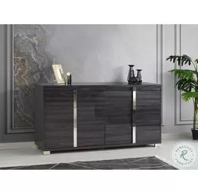Giulia Glossy Grey Dresser