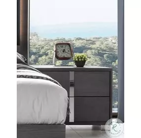 Giulia Matte Grey RAF Nightstand
