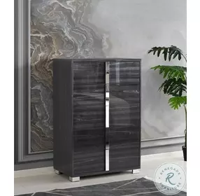 Giulia Glossy Grey Chest