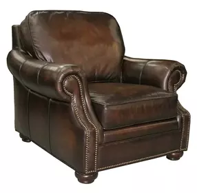Montgomery Rich Brown Sedona Chateau Leather Chair