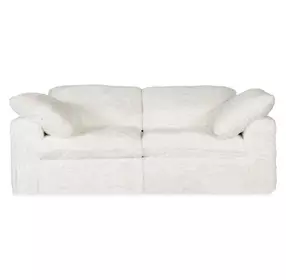 Barefoot White 90" Loveseat