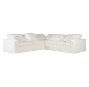 Barefoot White 5 Piece Sectional