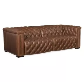 Savion Grandier Saddlebag Lodge Leather 2 Piece 89" Power Reclining Sofa With Power Headrest