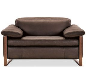 Jericho Dark Brown Power Recliner with USB Charging