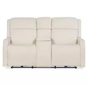 Nelson Wayfarer Frost 68" Zero Gravity Power Console Loveseat with Power Headrest & Lumbar
