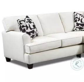 Spencer Sugarshock Blanco LAF Loveseat