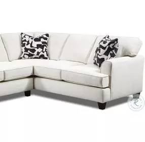 Spencer Sugarshock Blanco RAF Corner Sofa