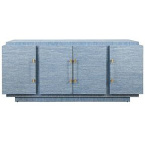 Steele Blue 4 Door Buffet