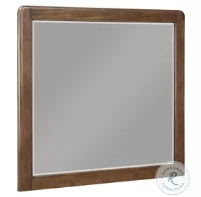 Milan Brown Walnut Mirror