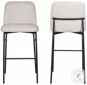Erik Beige Bar Stool Set Of 2