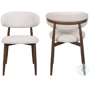 Royce Beige Side Chair Set Of 2