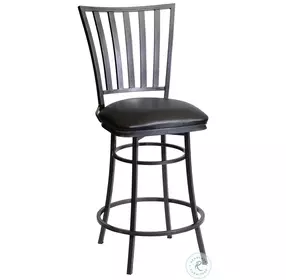 Stellan Midnight Swivel Counter Height Stool