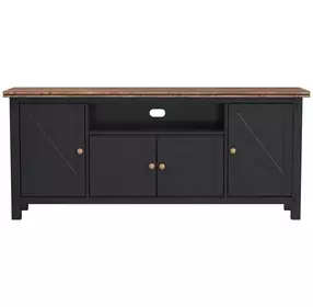 Stormy Ridge Chicory Black and Brown 72" TV Stand