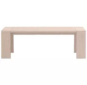 Sur Washed Ever Teak 54" Outdoor Bench