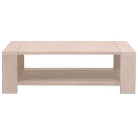 Sur Washed Ever Teak Outdoor Rectangular Cocktail Table