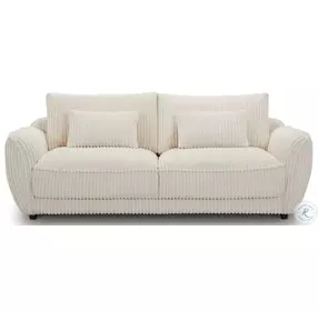 Eden Mega Ivory 89" Sofa