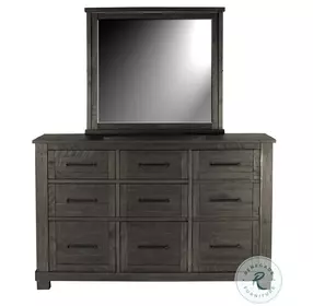 Sun Valley Charcoal Dresser with Mirror