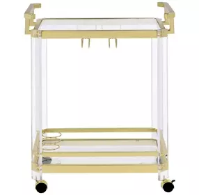 Aerin Gold Server Cart