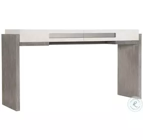 Foundations Linen And Light Shale 2 Drawer Console Table