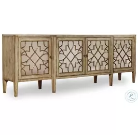 Sanctuary Surf And Visage Four Door Mirrored Console Table