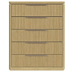 Sutton Natural 5 Drawer Chest