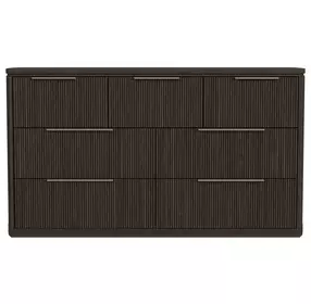 Sutton Dark Brown 7 Drawer Dresser