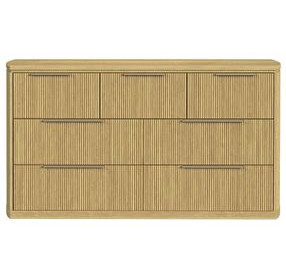 Sutton Natural 7 Drawer Dresser