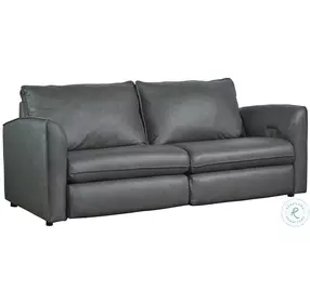 Dax Monaco Graphite 86" Double Power Reclining Sofa