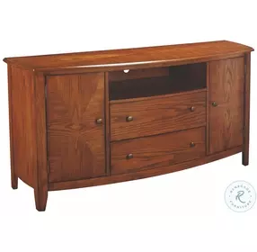 Primo Warm Medium Brown Entertainment Console