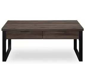 Wickman Falls Dark Brown Rectangular Cocktail Table
