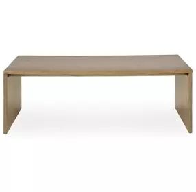 Ella Grove Rich Brown Rectangular Cocktail Table