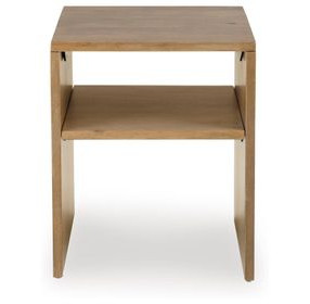 Ella Grove Rich Brown Rectangular End Table