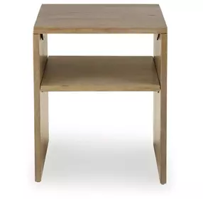 Ella Grove Rich Brown Rectangular End Table