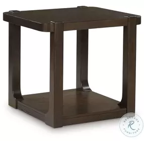 Breckington Dark Brown End Table