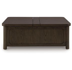 Breckington Dark Brown Rectangular Coffee Table