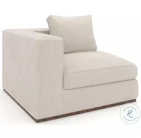 Bello Oatmeal Corner LAF Chair