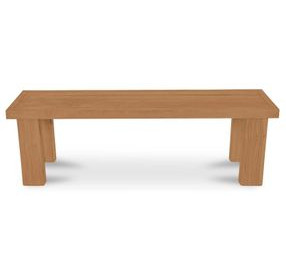 Marina Natural Outdoor Dining Bench