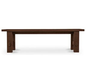 Esmond Brown Outdoor Dining Bench