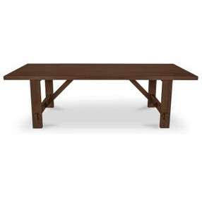 Esmond Brown Outdoor 98" Rectangular Dining Table