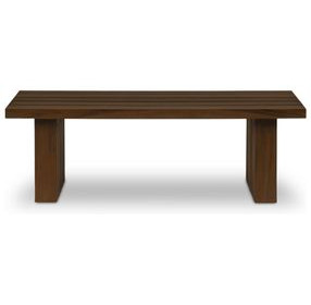 Denby Brown Outdoor Rectangular Coffee Table