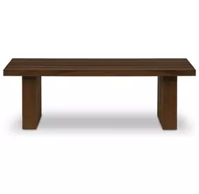 Denby Brown Outdoor Rectangular Coffee Table