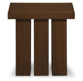 Denby Brown Outdoor Square Side Table
