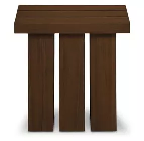 Denby Brown Outdoor Square Side Table