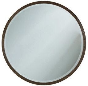 Lido Bistre Round Wall Mirror