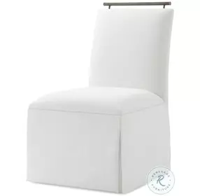 Balboa White Upholstered Dining Side Chair