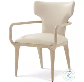 Repose Grey Oak Upholstered Dining Arm Chair