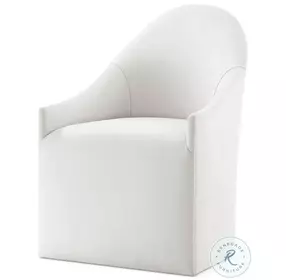 Kesden Upholstered Dining Chair with Casters