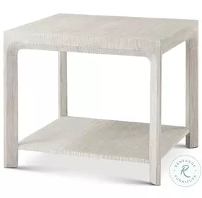 Breeze Sea Salt 24" Rectangular Side Table